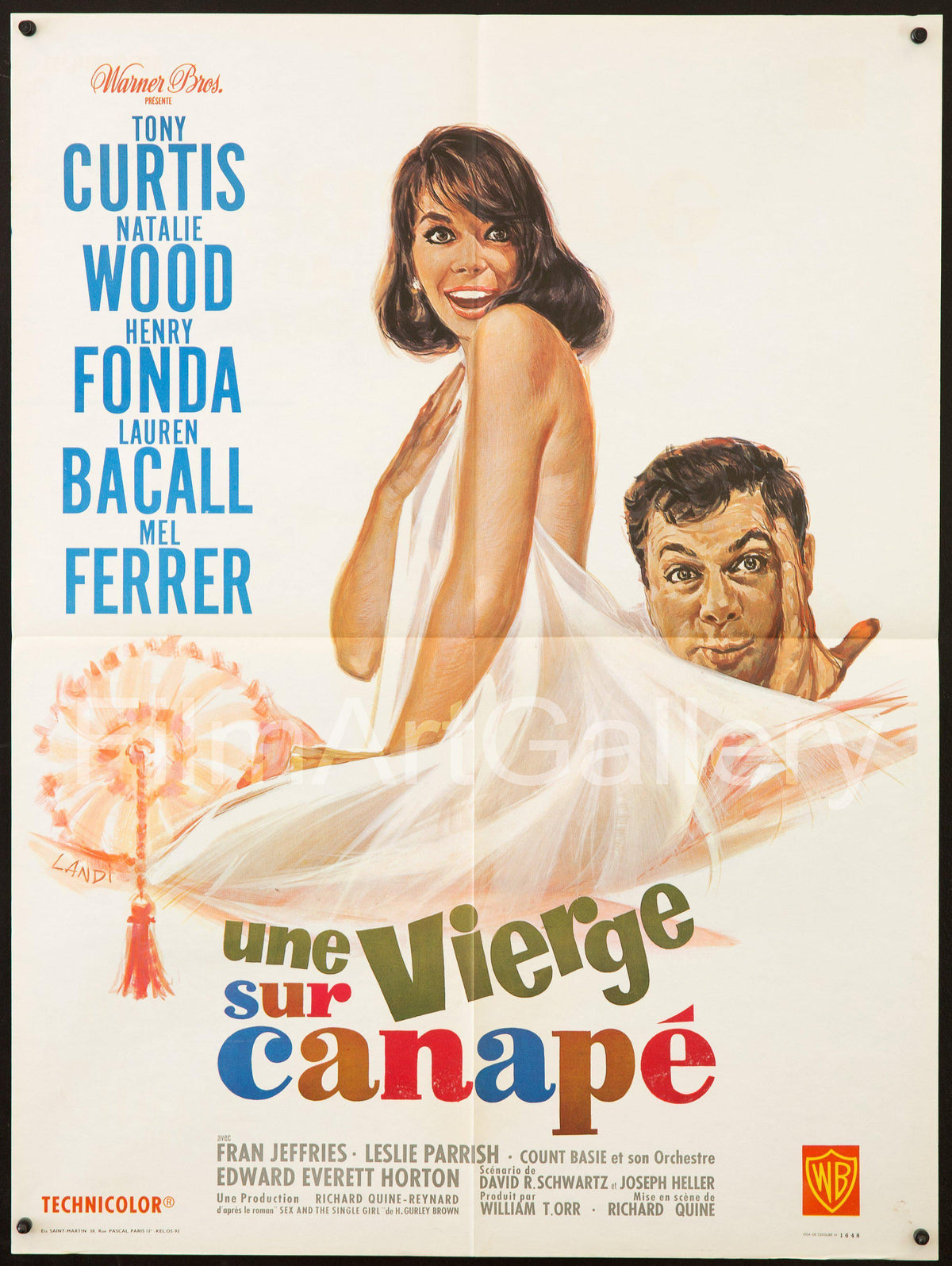 Sex and the Single Girl Original Vintage Movie Poster