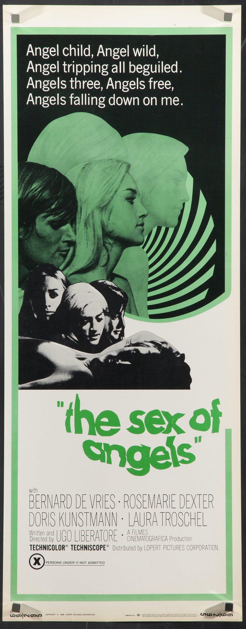 Sex of Angels Insert (14x36) Original Vintage Movie Poster