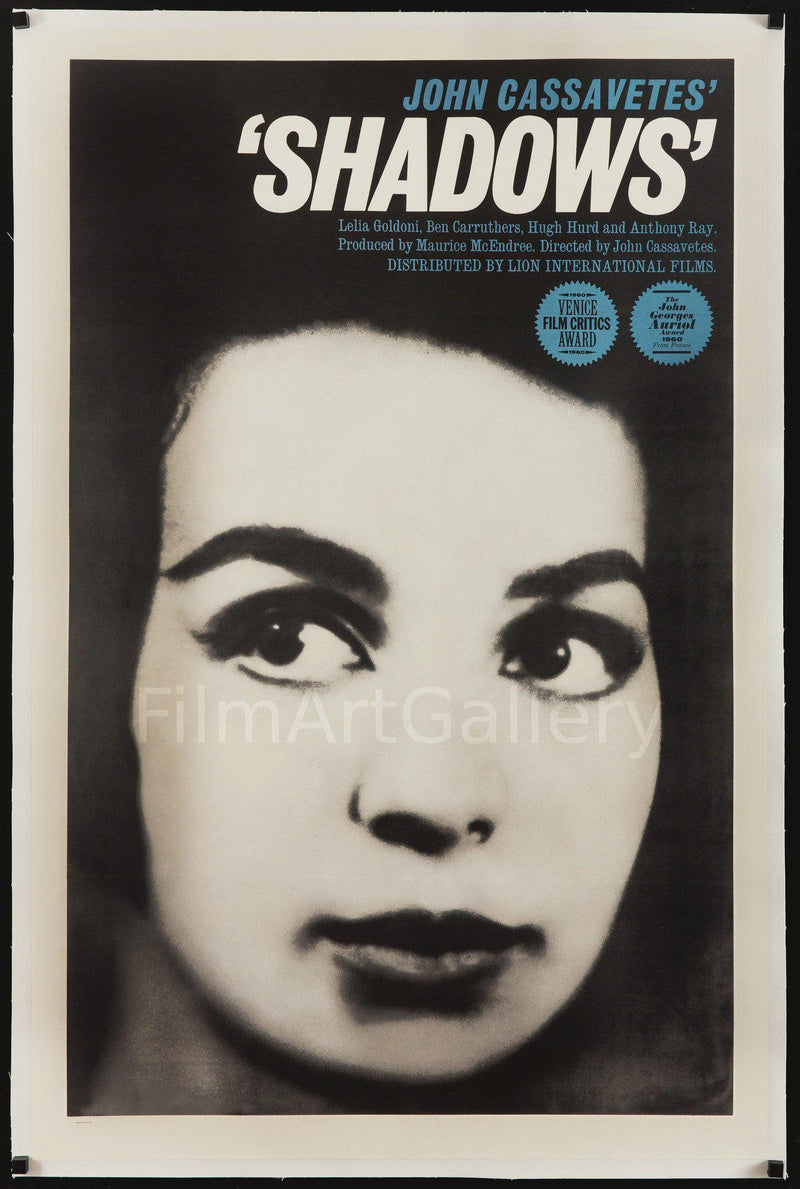Shadows 1 Sheet (27x41) Original Vintage Movie Poster