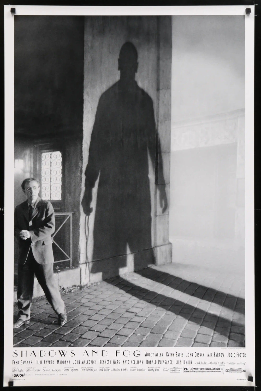 Shadows and Fog Original Vintage Movie Poster