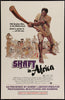 Shaft In Africa Window Card (14x22) Original Vintage Movie Poster
