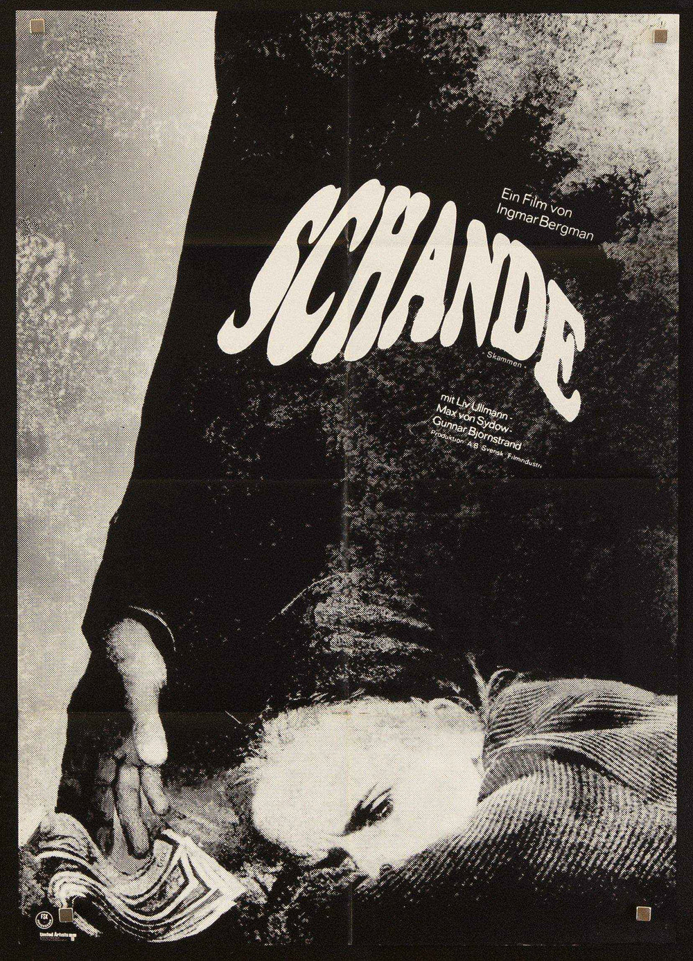 Shame (Skammen) Original Vintage Movie Poster