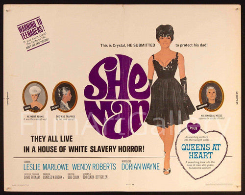She Man / Queens at Heart Original Vintage Movie Poster