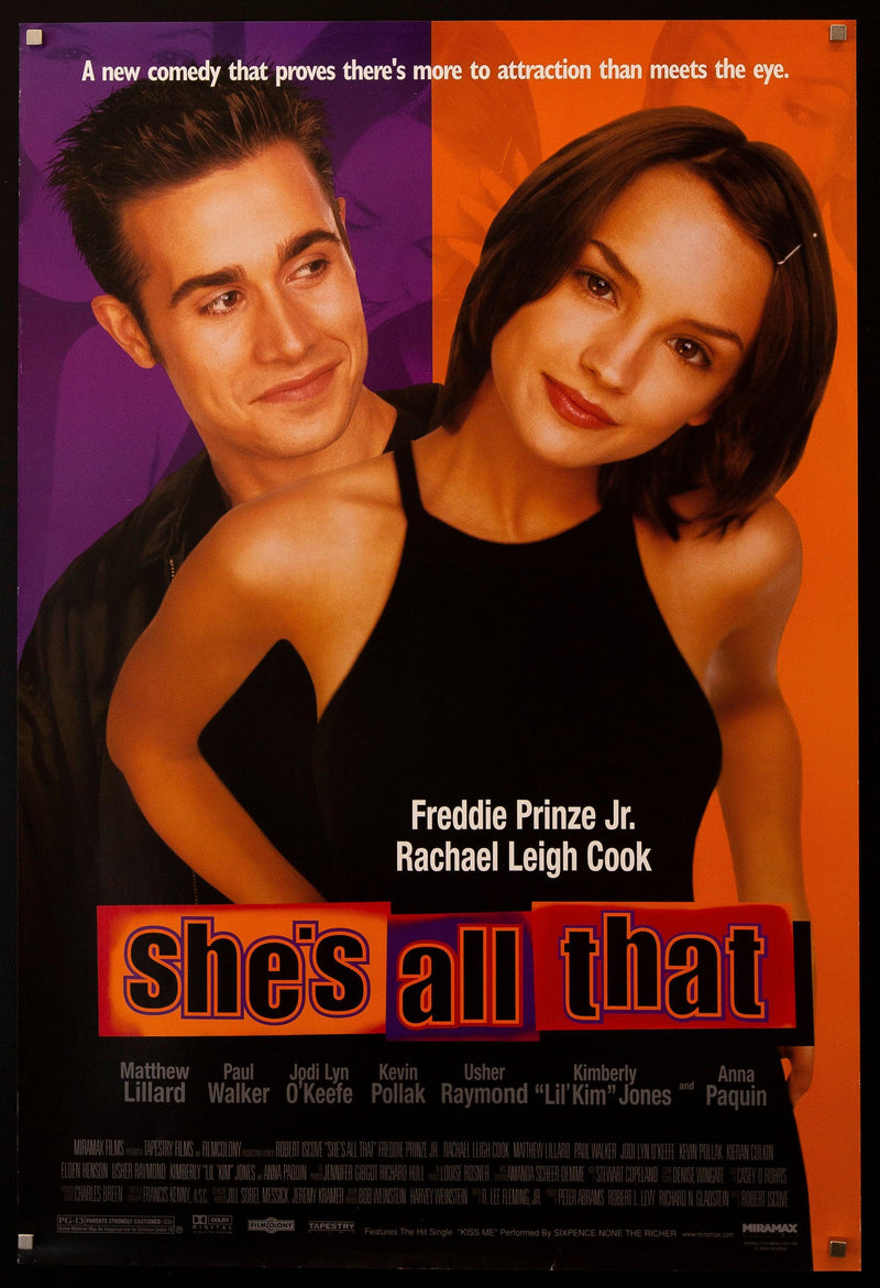 She's All That 1 Sheet (27x41) Original Vintage Movie Poster