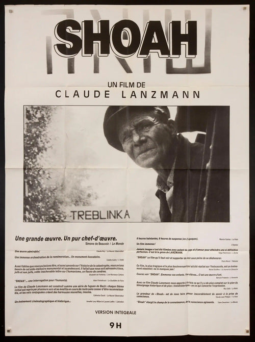 Shoah Original Vintage Movie Poster