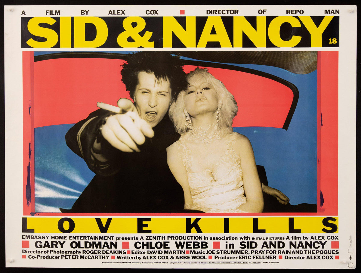 Sid &amp; Nancy British Quad (30x40) Original Vintage Movie Poster