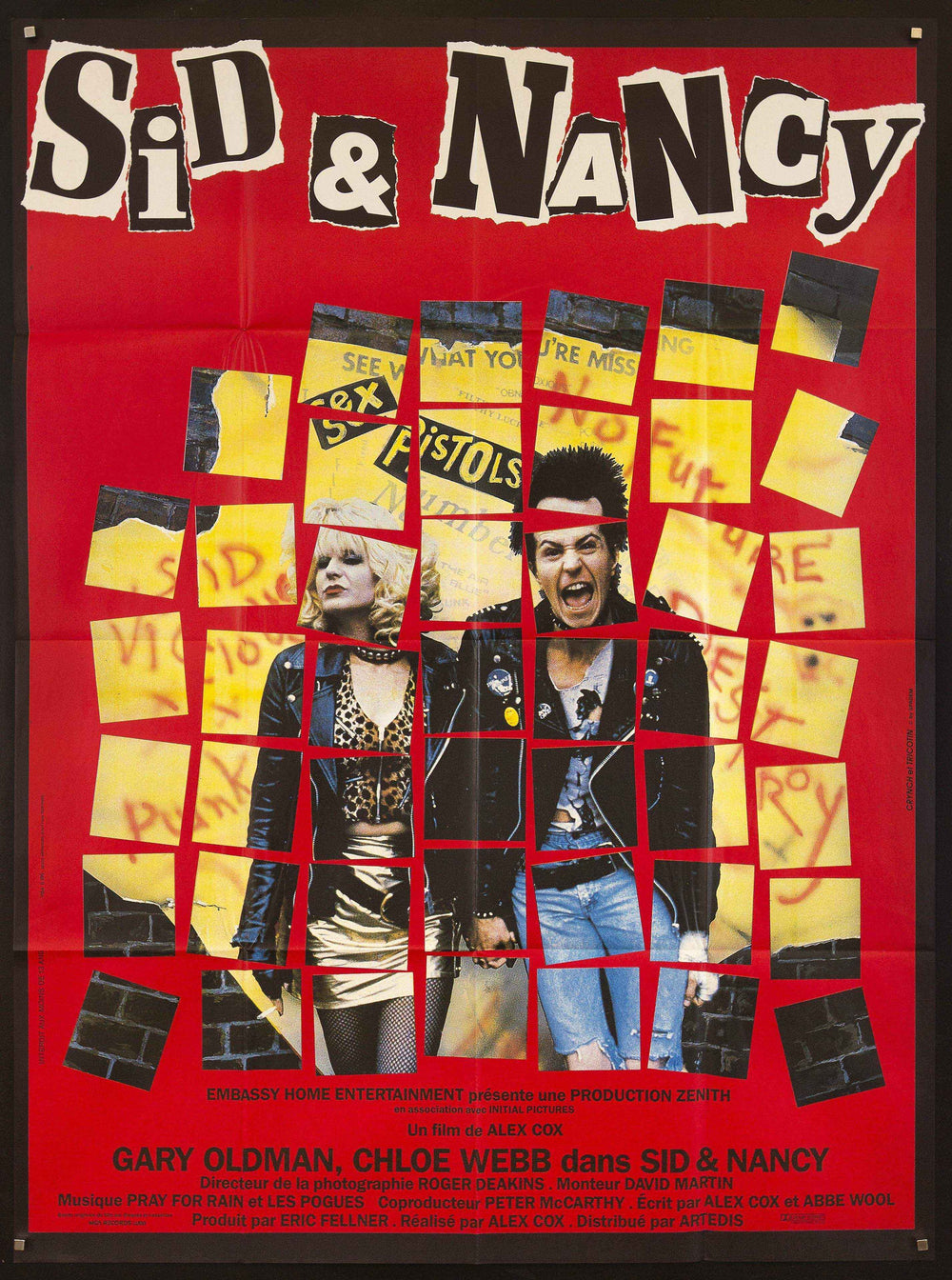 Sid &amp; Nancy Original Vintage Movie Poster