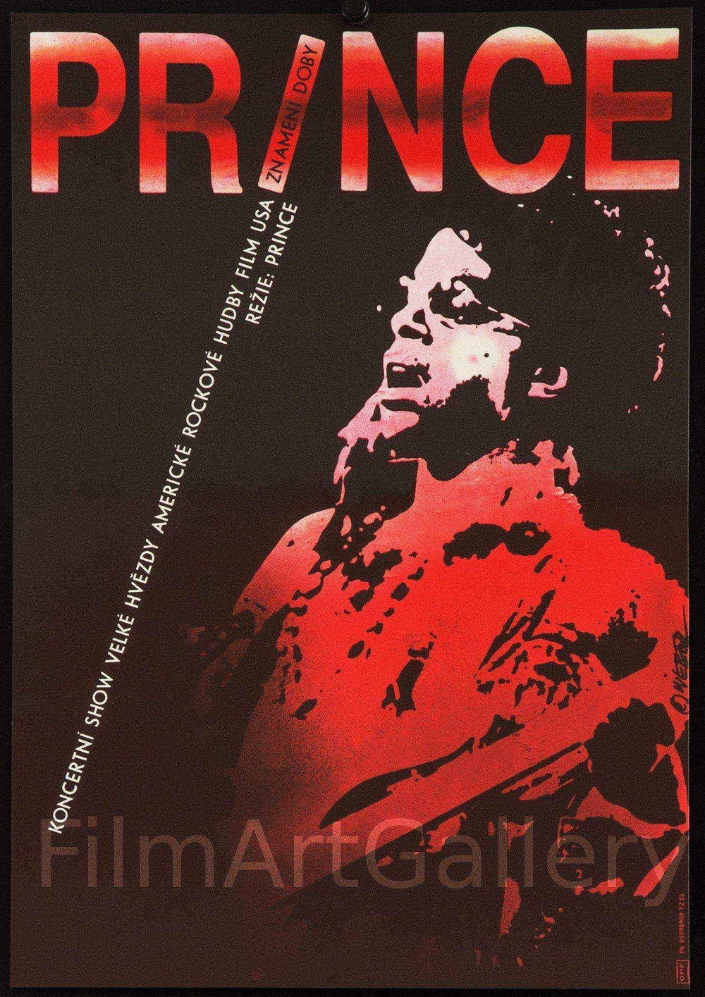 Sign O the Times Original Vintage Movie Poster