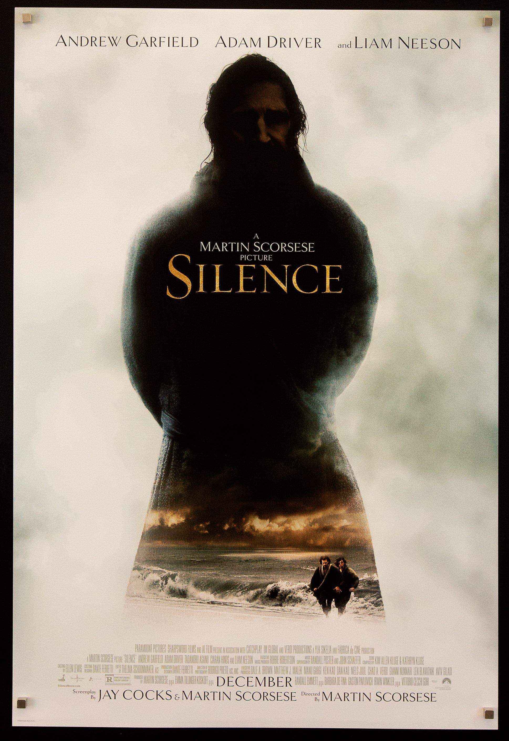 Silence Movie Poster 2016 1 Sheet 27x41 silence-movie-poster-2016-1-sheet-27x41