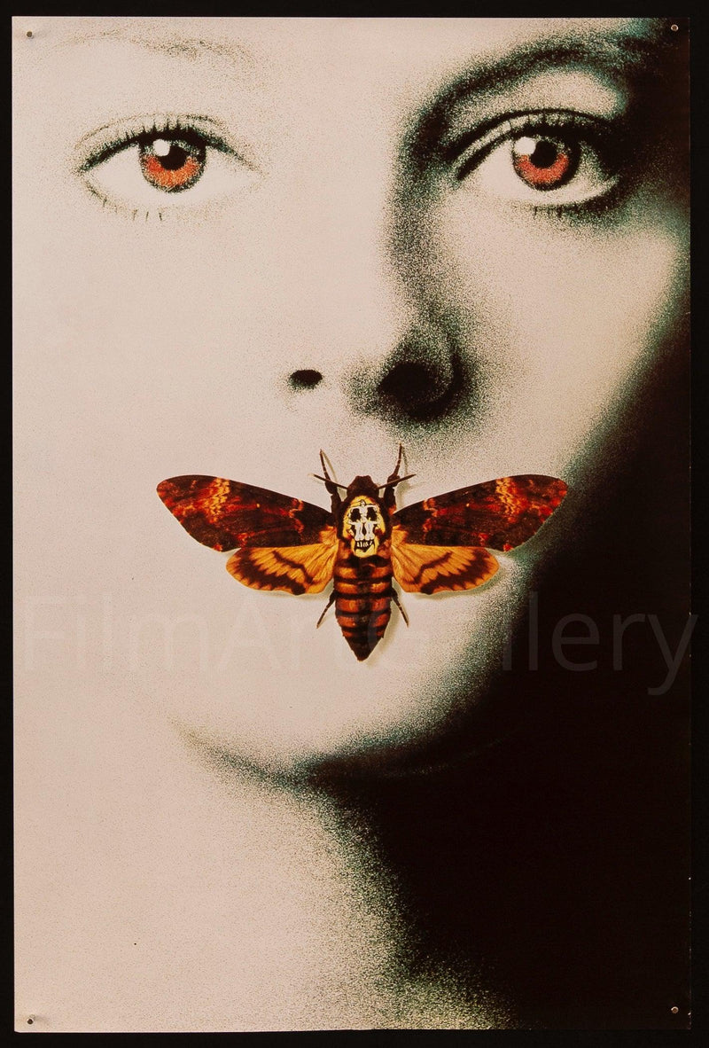 Silence of the Lambs British Double Crown (20x30) Original Vintage Movie Poster