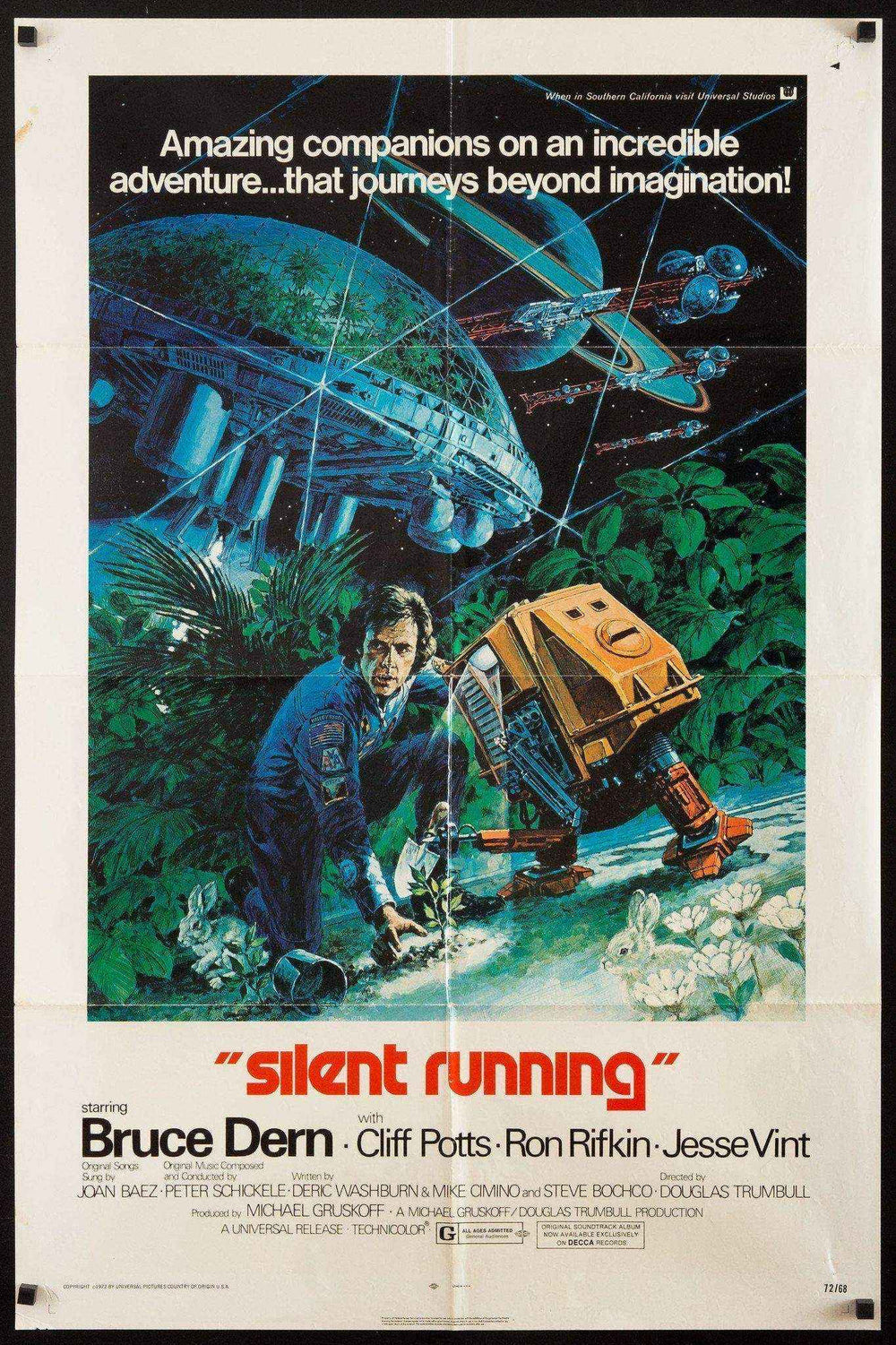 Silent Running Original Vintage Movie Poster