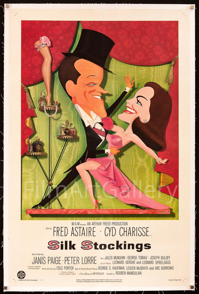 Silk Stockings Original Vintage Movie Poster