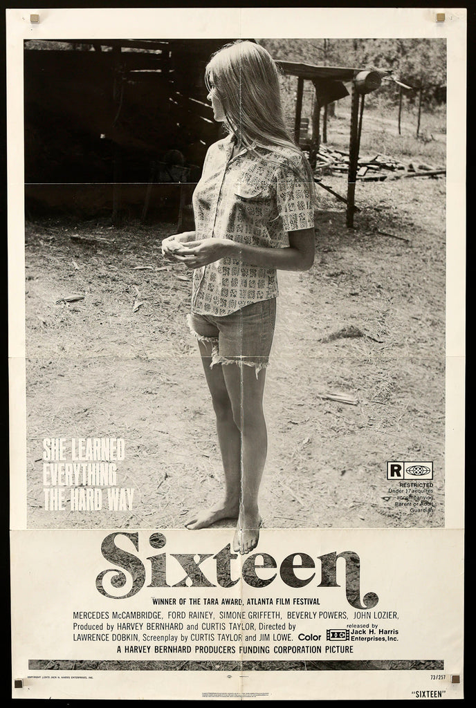 Sixteen Original Vintage Movie Poster