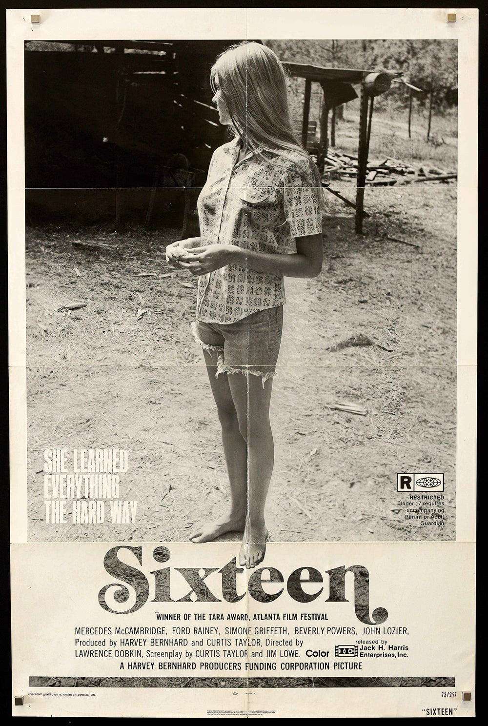 Sixteen Original Vintage Movie Poster