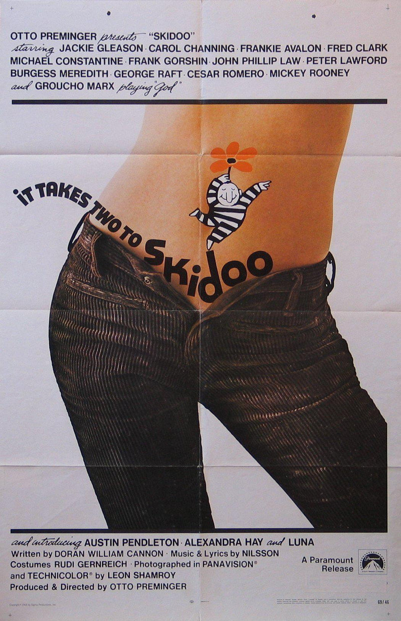 Skidoo 1 Sheet (27x41) Original Vintage Movie Poster