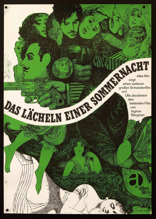 Smiles of a Summer Night Original Vintage Movie Poster