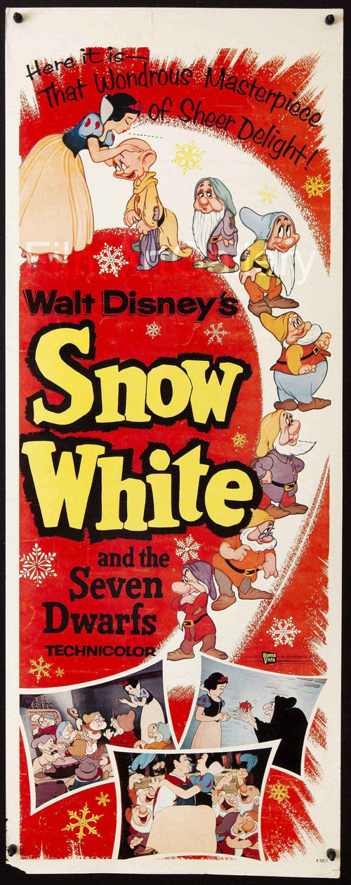 Snow White and the Seven Dwarfs Original Vintage Movie Poster