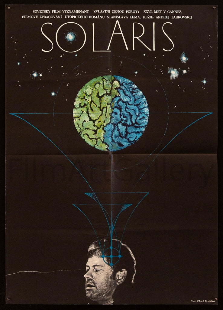 Solaris Czech (23x33) Original Vintage Movie Poster