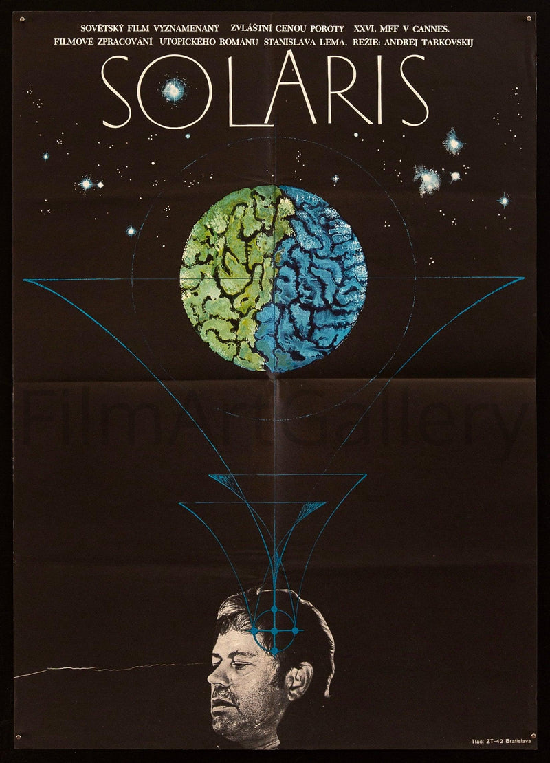 Solaris Czech (23x33) Original Vintage Movie Poster