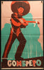 Sombrero 25x40 Original Vintage Movie Poster