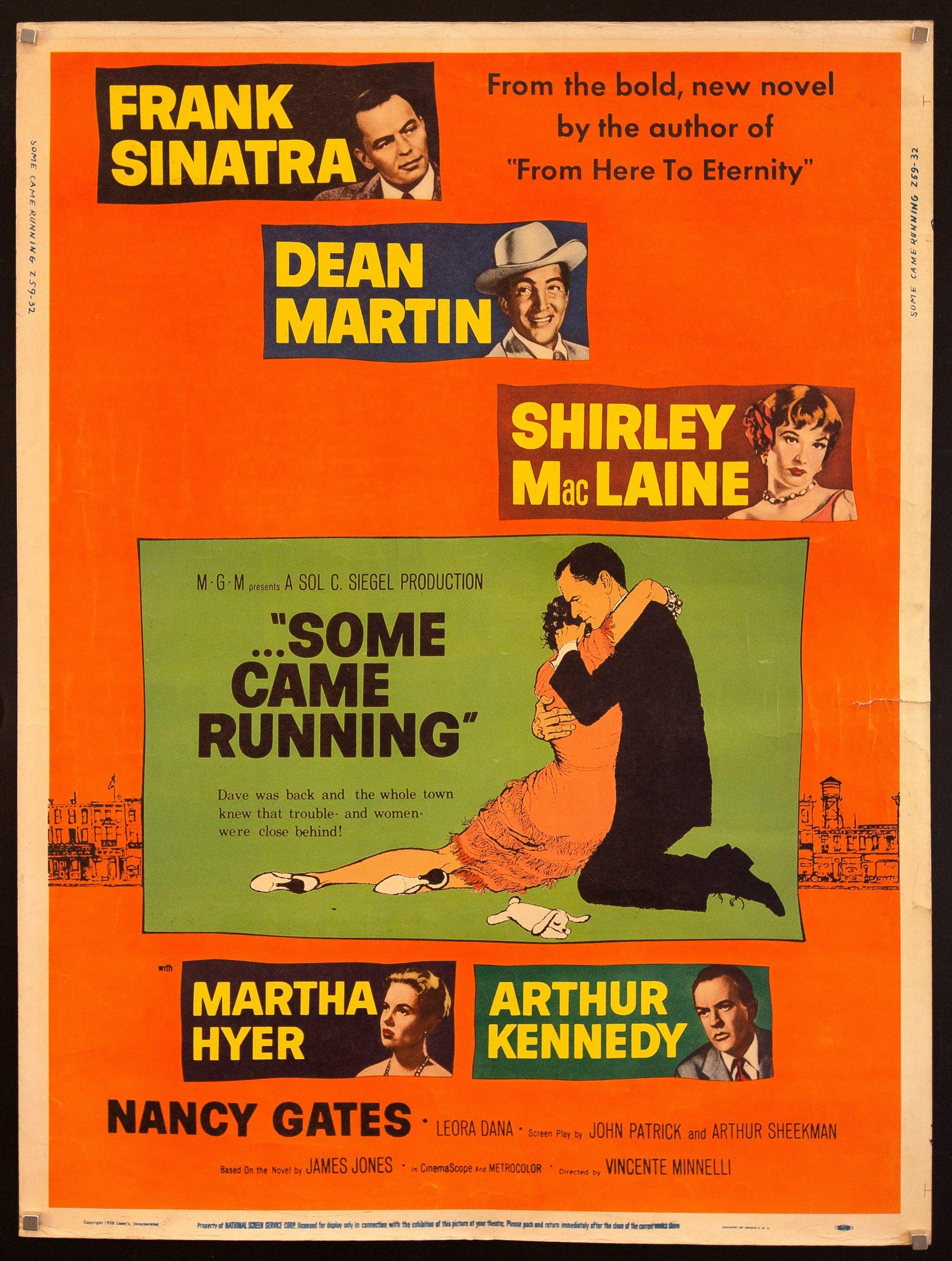 Some Came Running Movie Poster 1958 30x40 