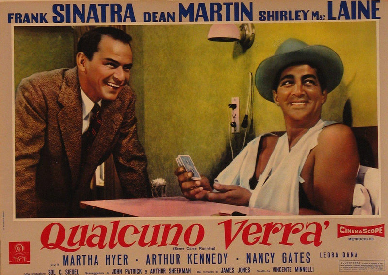 Some Came Running Italian Photobusta (18x26) Original Vintage Movie Poster