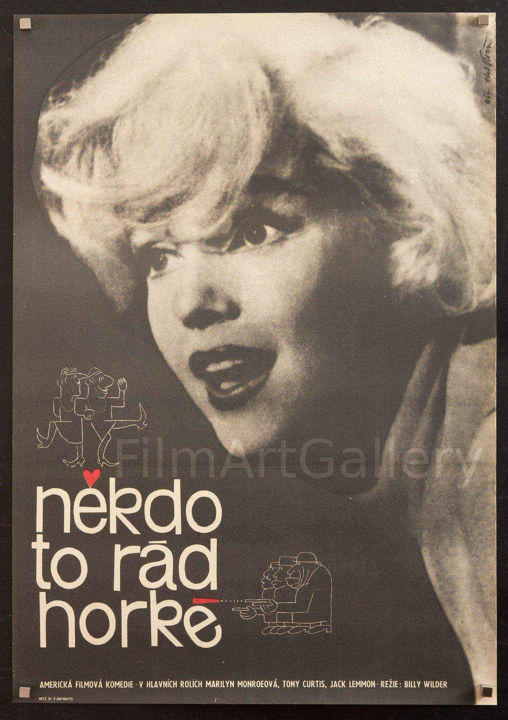 Some Like It Hot Original Vintage Movie Poster