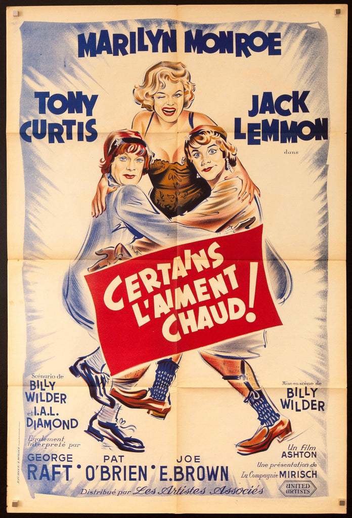 Some Like It Hot Original Vintage Movie Poster