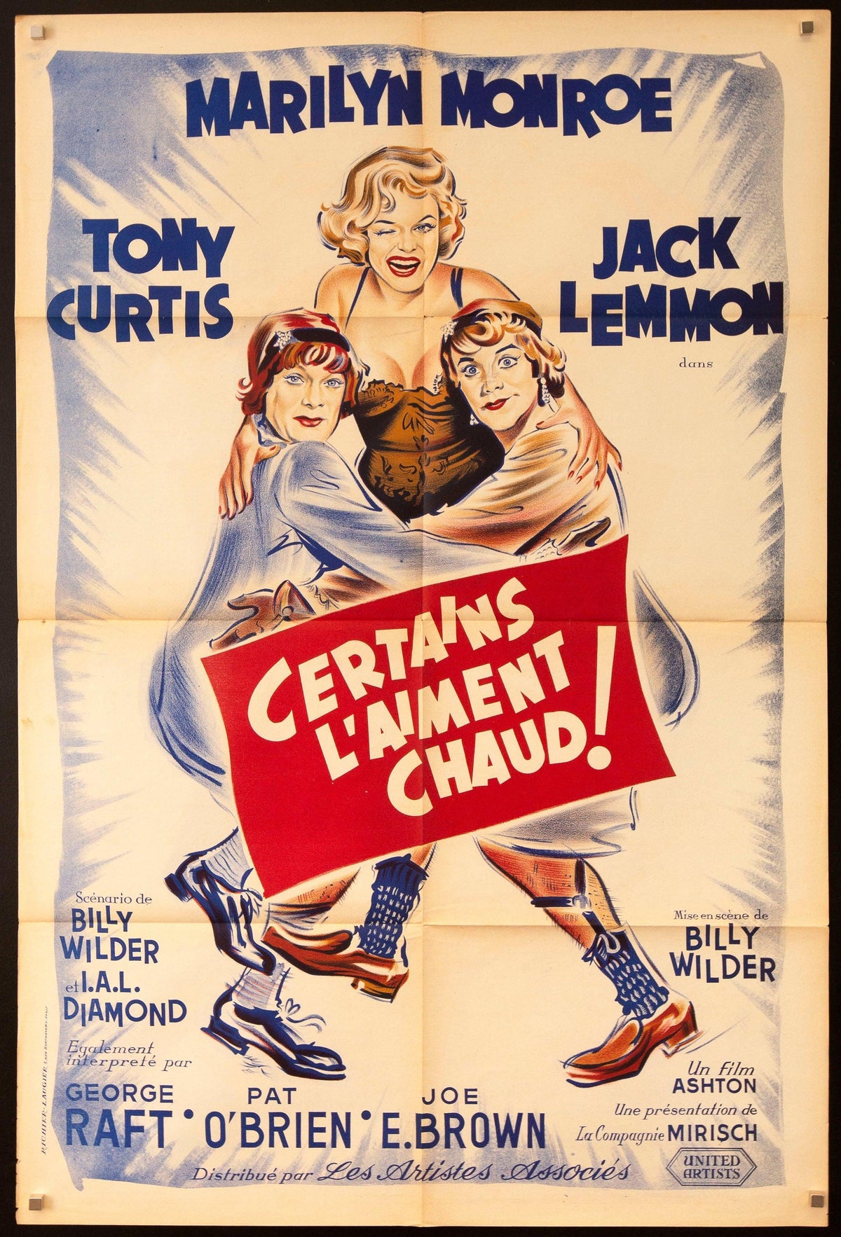 Some Like It Hot Original Vintage Movie Poster