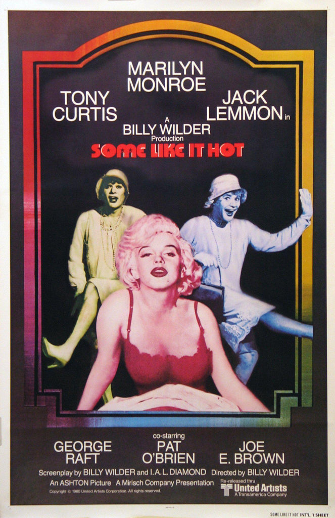 Some Like it Hot Original Vintage Movie Poster