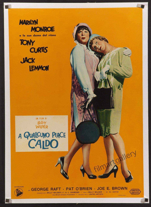 Some Like it Hot Original Vintage Movie Poster