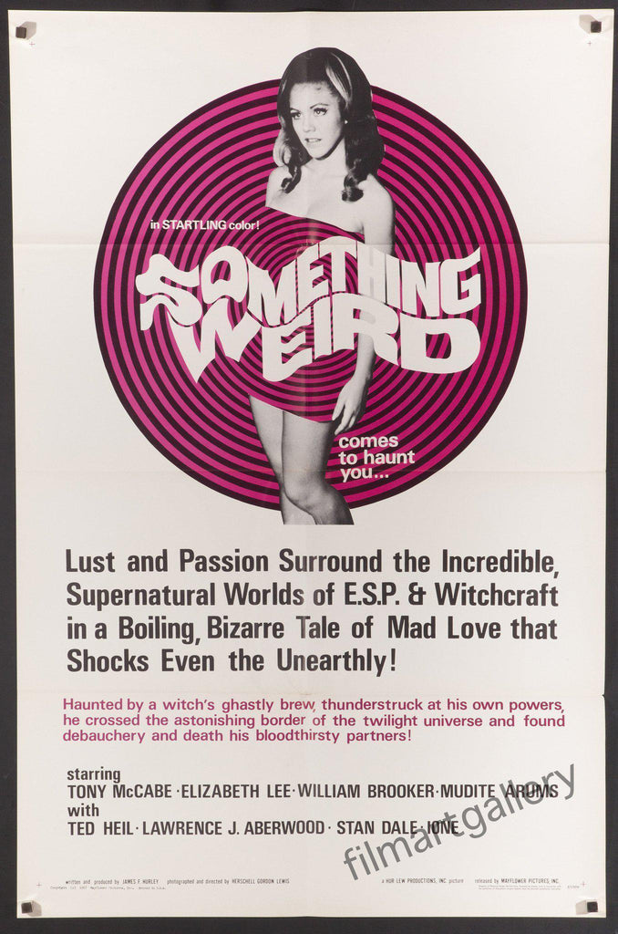 Something Weird Original Vintage Movie Poster