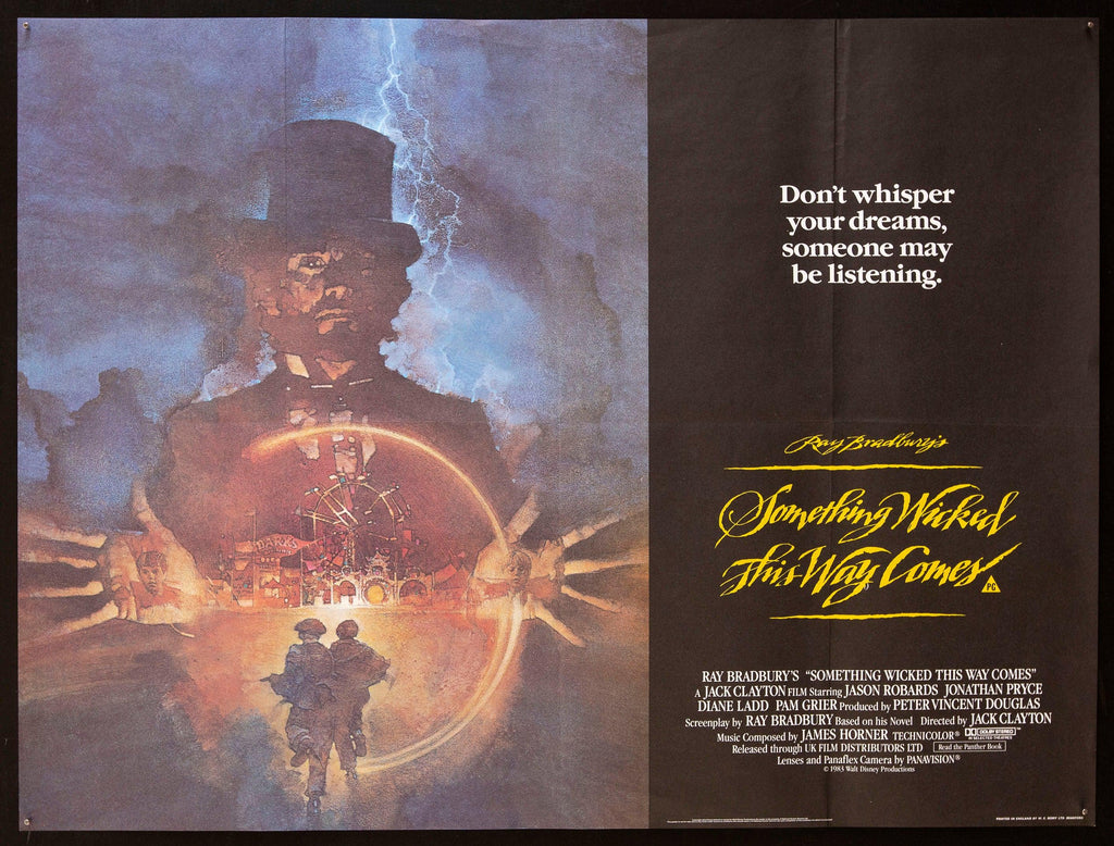 Something Wicked This Way Comes British Quad (30x40) Original Vintage Movie Poster