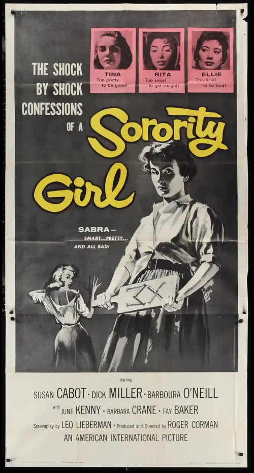 Sorority Girl Original Vintage Movie Poster