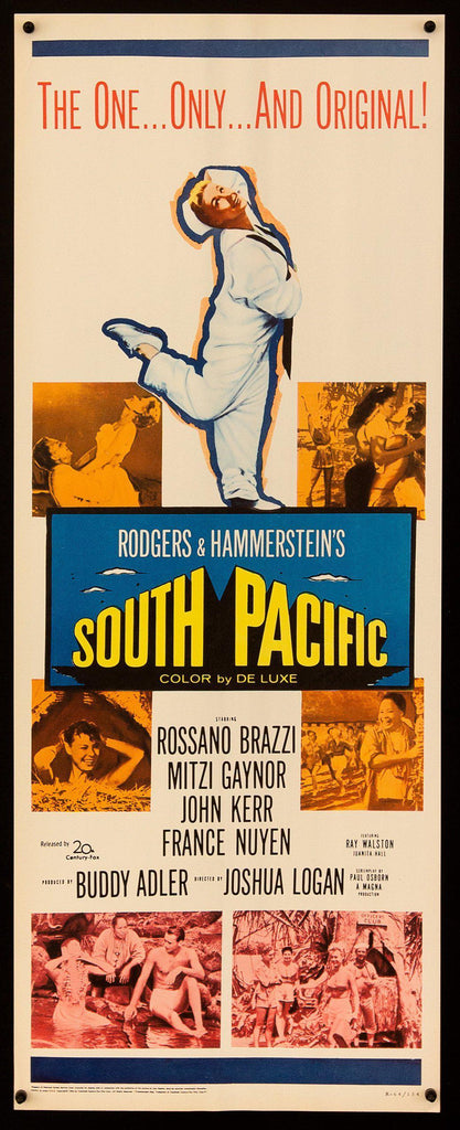 South Pacific Original Vintage Movie Poster