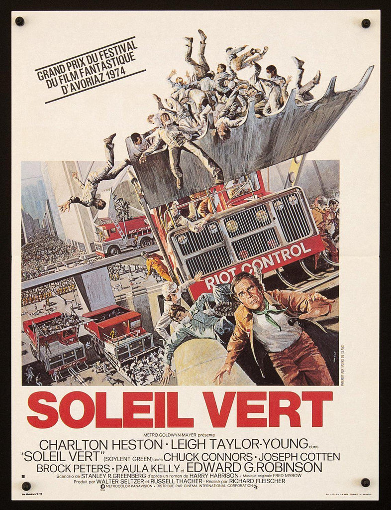 Soylent Green Original Vintage Movie Poster