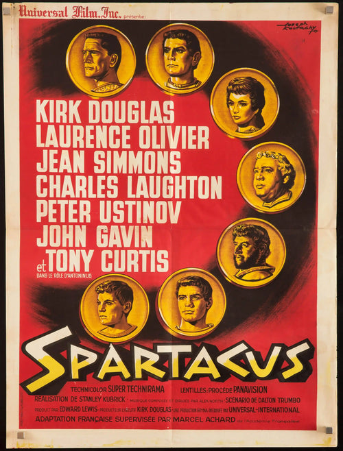 Spartacus Original Vintage Movie Poster
