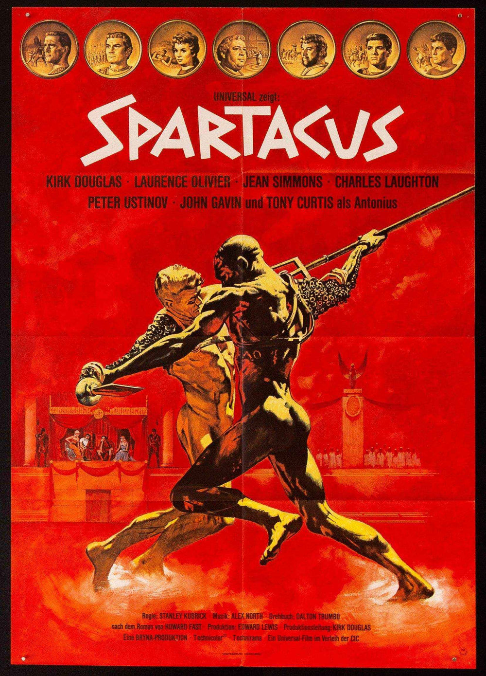 Spartacus Original Vintage Movie Poster