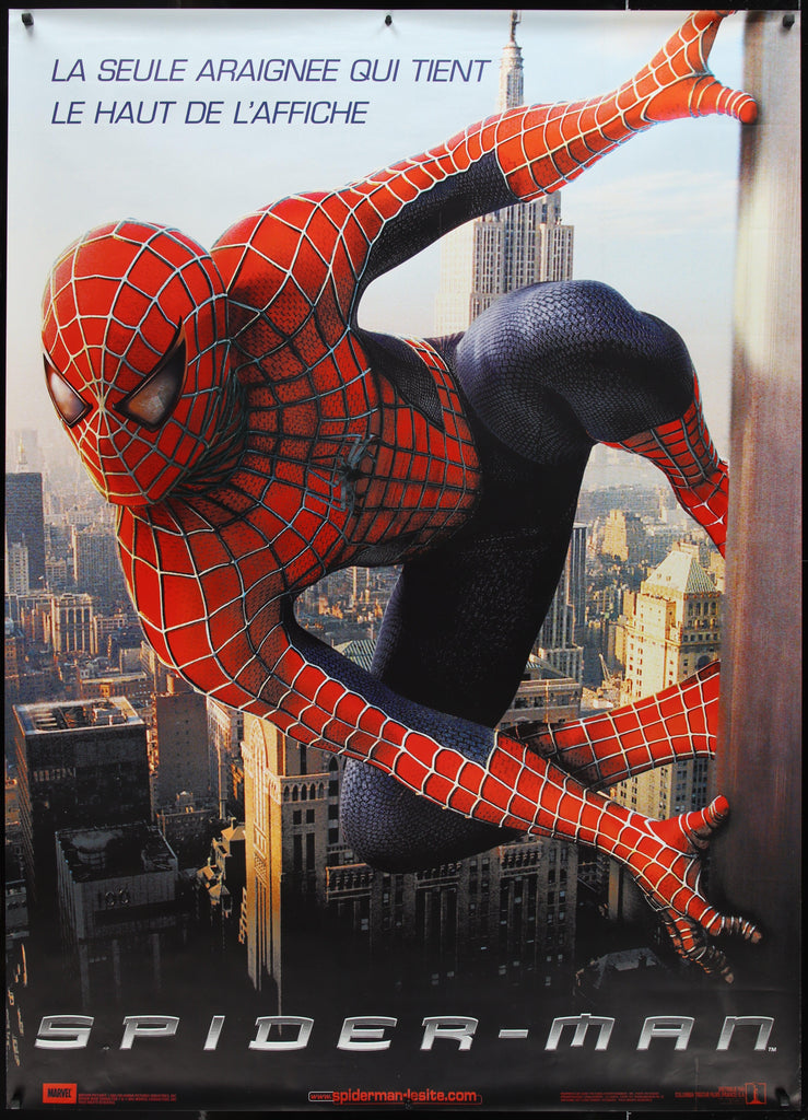 Spider-Man French 1 Panel (47x63) Original Vintage Movie Poster