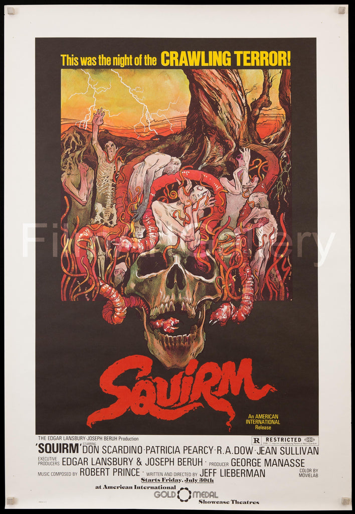 Squirm Subway 1 Sheet (29x45) Original Vintage Movie Poster