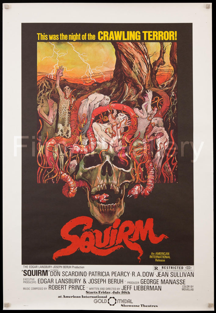 Squirm Original Vintage Movie Poster