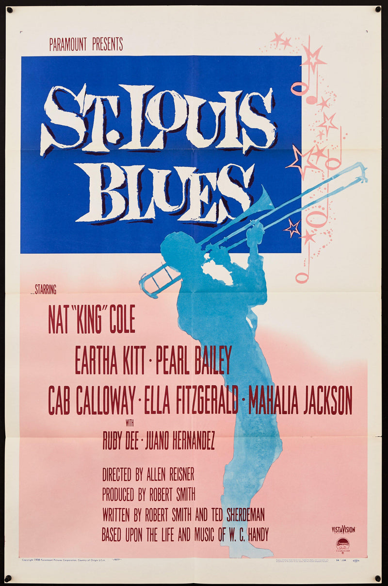St. Louis Blues 1 Sheet (27x41) Original Vintage Movie Poster