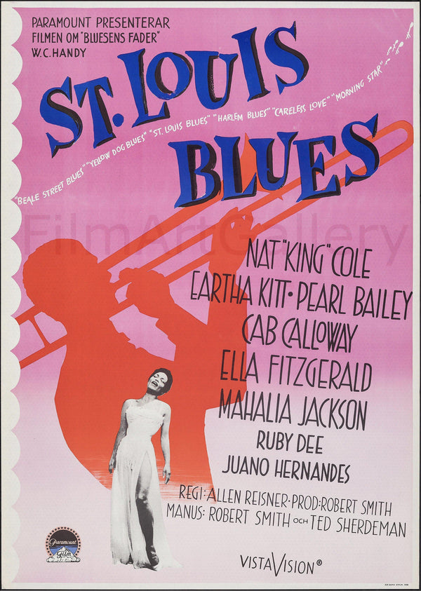 St. Louis Blues'', 1958, 3d movie poster Long Sleeve T-Shirt by Stars on  Art - Pixels