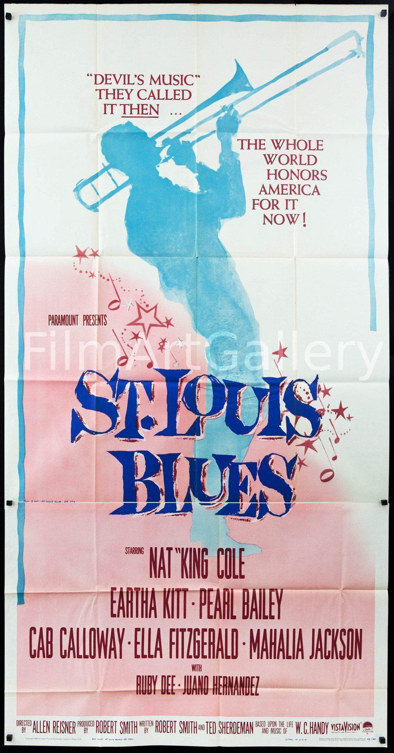 St. Louis Blues 3 Sheet (41x81) Original Vintage Movie Poster