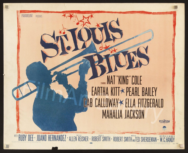 St. Louis Blues Half sheet (22x28) Original Vintage Movie Poster