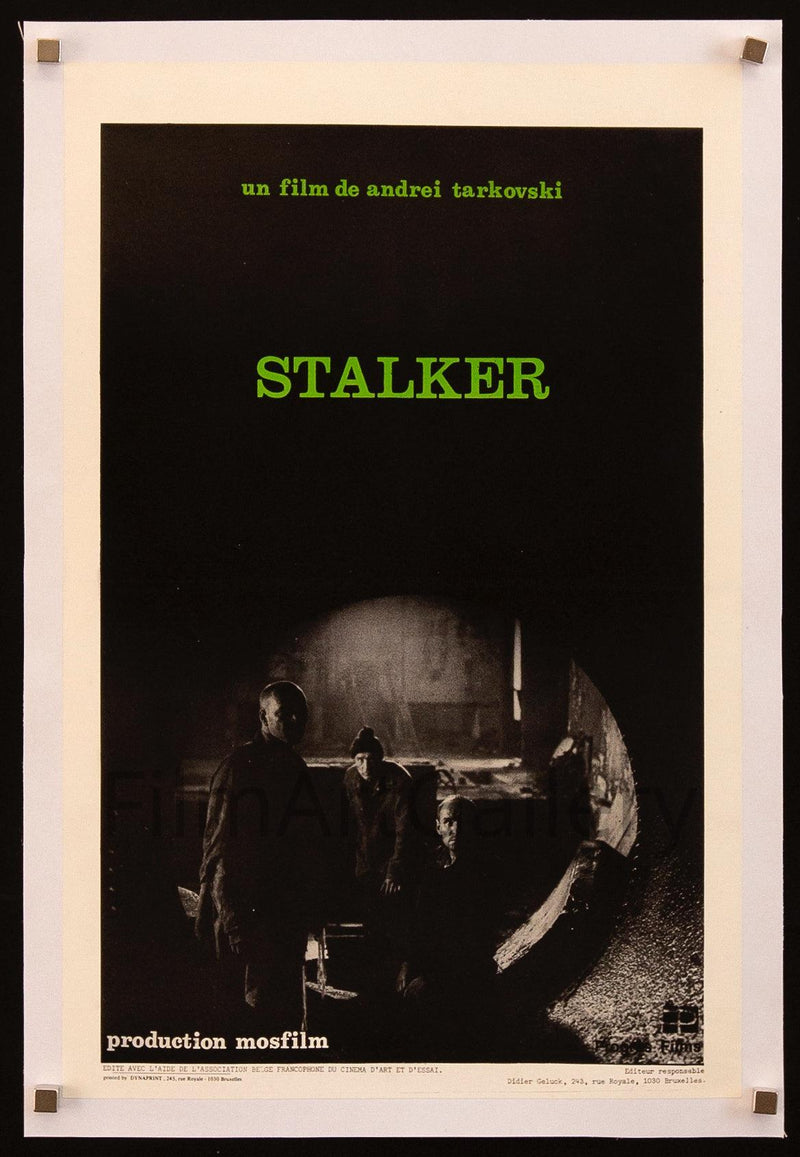 Stalker Belgian (14x22) Original Vintage Movie Poster