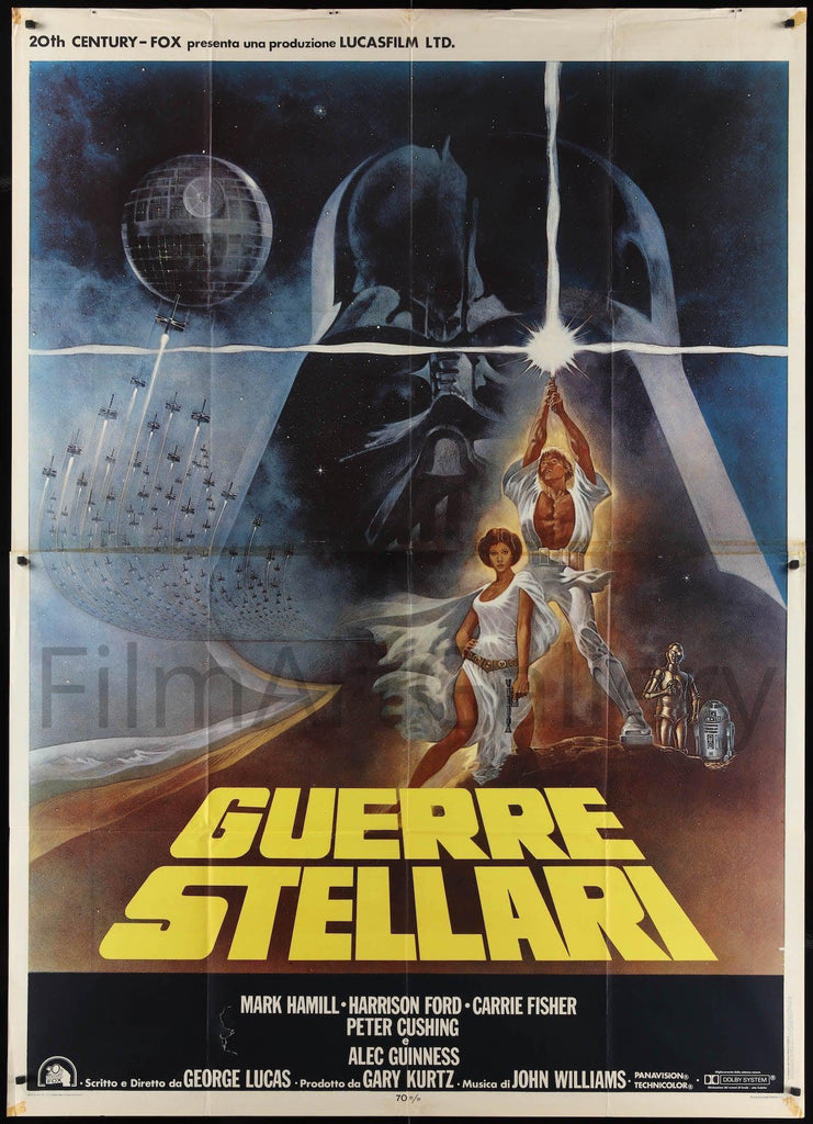 Star Wars (Guerre Stellari) Original Vintage Movie Poster