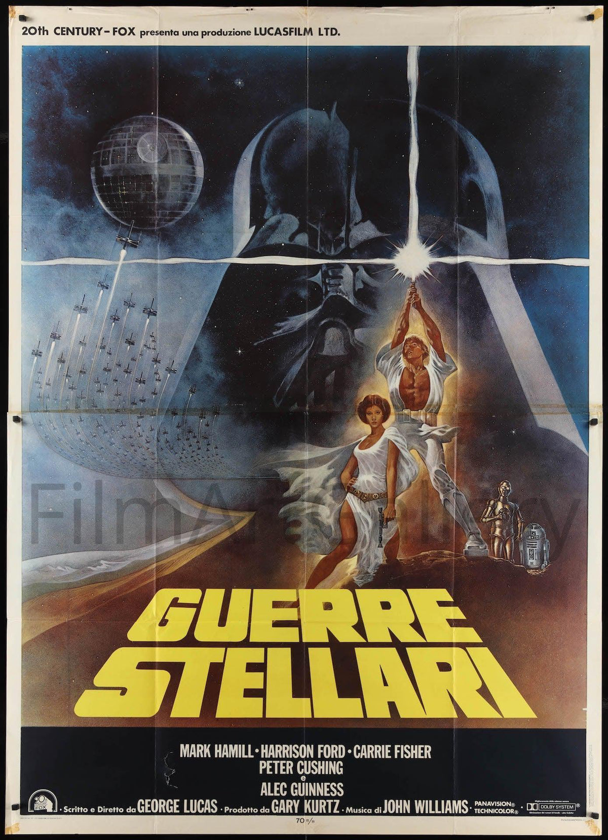 Star Wars (Guerre Stellari) Original Vintage Movie Poster