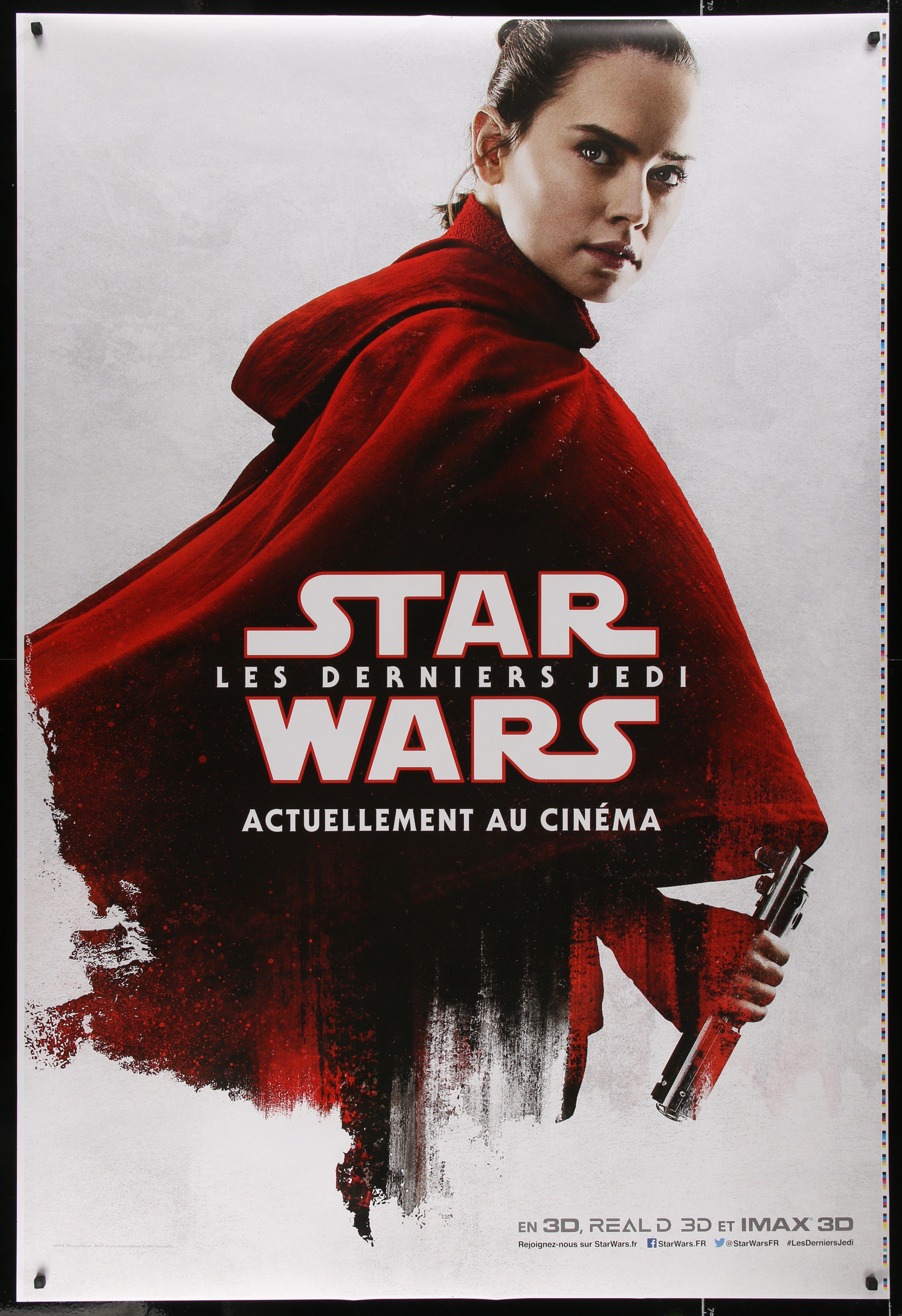 Star Wars: The Last Jedi Movie Poster 2017 French 1 Panel (47x63)