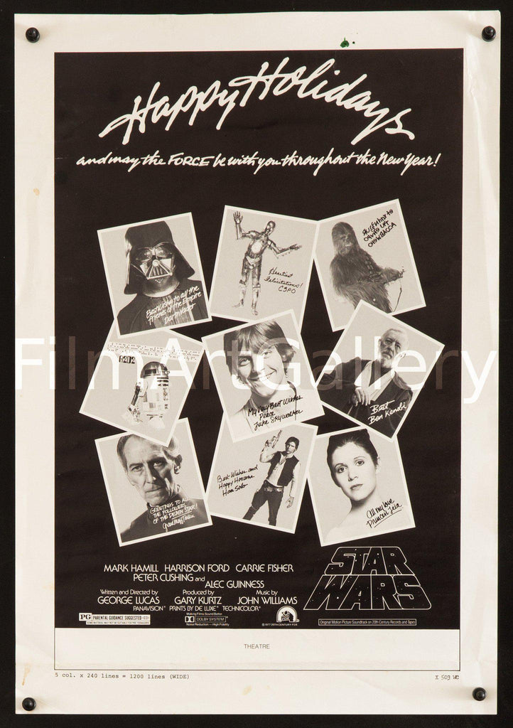 Star Wars 13.5x19.5 Original Vintage Movie Poster